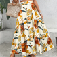 Women's Boho Floral Maxi Skirt