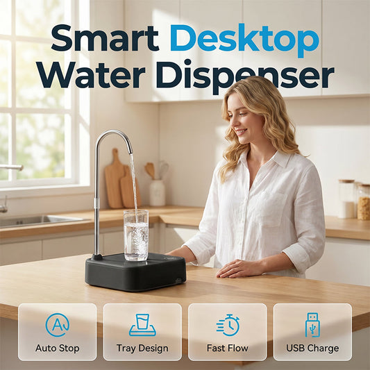 📢📢40% OFF !! ⏰ Electric Water Bottle Pump – Portable, rechargeable & easy‑use ✨