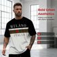 Men's Printed T-Shirt and Shorts Set