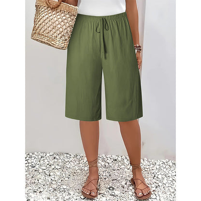 Women's Casual Lightweight Drawstring Shorts