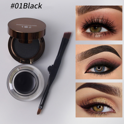 📢📢Buy 2 Get 1 Free !! ⏰Waterproof & Smudge-Proof! 2-in-1 Eyeliner & Brow Gel for a Flawless Look in Seconds. ✨