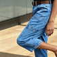 📢📢40% OFF !! ⏰Women's Casual Stretchy Cropped Denim Pants