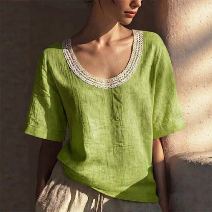 📢📢40% OFF !! ⏰Vintage Lace Summer Blouse