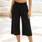 📢📢50% OFF !! ⏰Women's High-Waist Smocked Wide-Leg Pants