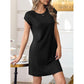 📢📢40% OFF !! ⏰Women's Crew Neck Solid Color Dress