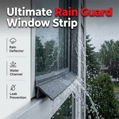 🚪 BUY 2 GET 1 FREE! 🏠 Flexible Window Crevice Rain Seal Barrier Strip – Self-adhesive & weatherproof – Keeps rain & drafts out – easy to cut and install 🌧️✨