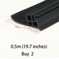🚪 BUY 2 GET 1 FREE! 🏠 Flexible Window Crevice Rain Seal Barrier Strip – Self-adhesive & weatherproof – Keeps rain & drafts out – easy to cut and install 🌧️✨