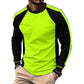 Crewneck Color Block Long Sleeve T-Shirt