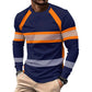 Crewneck Color Block Long Sleeve T-Shirt
