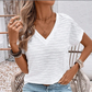 ⏳Limited-time 50% off⏰Women's Elegant Short Sleeve V-Neck Top👚
