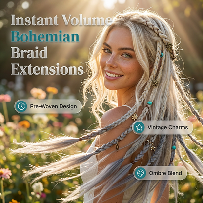 📢📢50% OFF !! ⏰Maillard Style Pre-Braided Hair Extensions