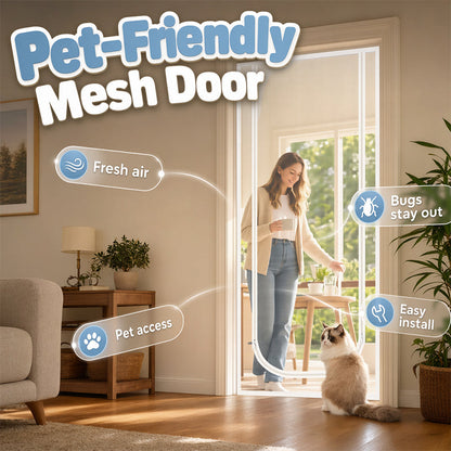 📢📢40% OFF !! ⏰Pet-Friendly Mesh Screen Door