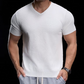 🩶Breathable V-Neck Knit Tee
