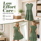 Women's Round Neck Sleeveless Knee-Length Dress