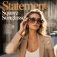⏰🔥LIMITED TIME 50% OFF!🔥50K+ SOLD!  ☀️Statement Square Sunglasses🕶️