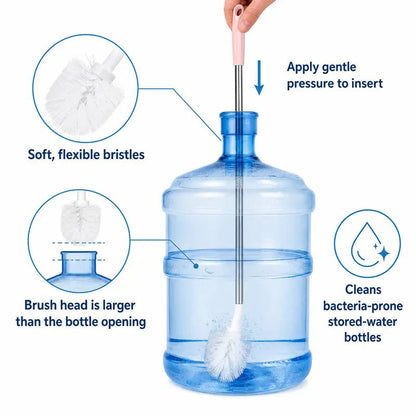 📢📢40% OFF !! ⏰Long Handle Water Jug Brush🪣🧹