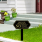 📢📢BUY 2 GEY 1 FREE !! ⏰Elegant "No Soliciting" Sign with Ground Stake