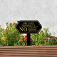 📢📢BUY 2 GEY 1 FREE !! ⏰Elegant "No Soliciting" Sign with Ground Stake