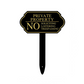 📢📢BUY 2 GEY 1 FREE !! ⏰Elegant "No Soliciting" Sign with Ground Stake