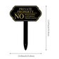 📢📢BUY 2 GEY 1 FREE !! ⏰Elegant "No Soliciting" Sign with Ground Stake