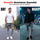 Men's Slim Fit Ripped Jeans Stretch Distressed Denim Pants
