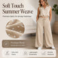 Women's Summer Crop Top and Polka Dot Pants Set