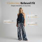 📢📢40% OFF !! ⏰Women's 2-Piece Flowy Halter Outfit with Printed Pants