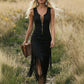 📢📢40% OFF !! ⏰Retro Western Tassel Sleeveless Slim Dress