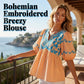 🌸 50% OFF NOW! 🌸Embroidered Breezy Blouse