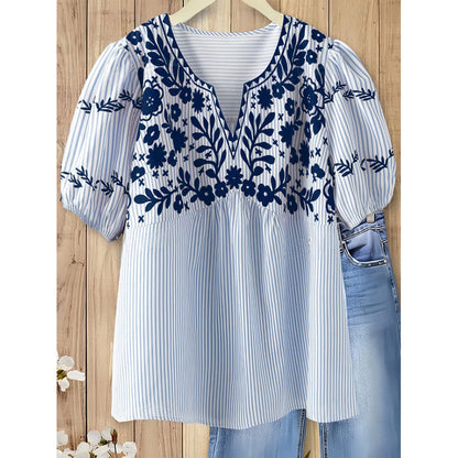 🌸 50% OFF NOW! 🌸Embroidered Breezy Blouse