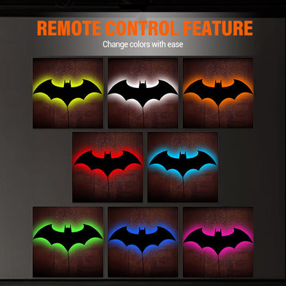 📢📢40% OFF !! ⏰7‑Color Bat Night Light