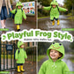 📢📢60% OFF !! ⏰Waterproof Kids Rain Poncho with Hood