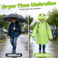 📢📢60% OFF !! ⏰Waterproof Kids Rain Poncho with Hood