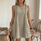 Women's Elegant Sleeveless Ruffle Dress
