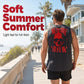 Men Sleeveless Tank Top Loose Fit Summer Gym Workout Vest