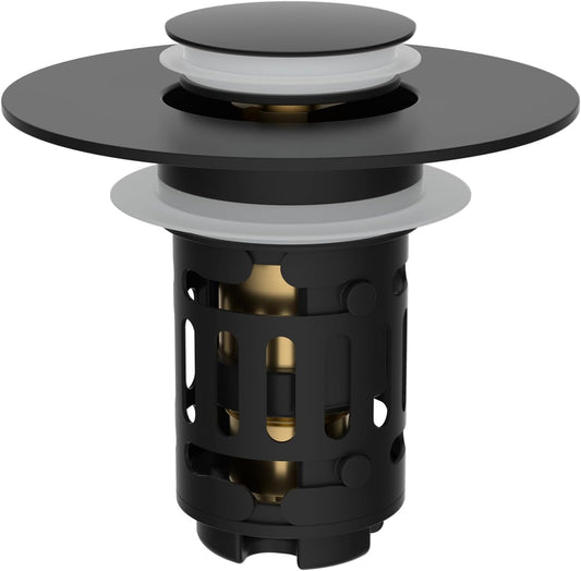 📢📢40% OFF !! ⏰Universal Pop-Up Sink Drain Stopper with Strainer