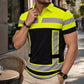 Men's High Visibility Reflective Short Sleeve Shirt