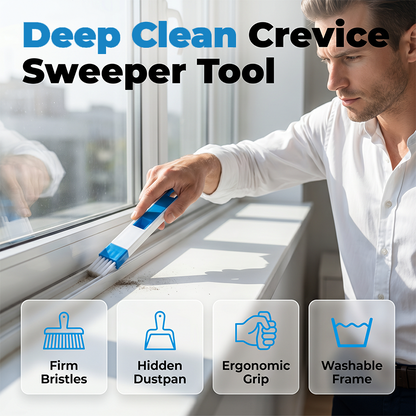 📢📢40% OFF !! ⏰2-in-1 Window Groove Cleaning Brush