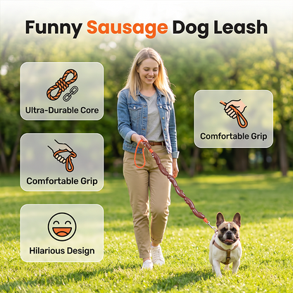 📢📢40% OFF !! ⏰Playful Sausage Dog Leash