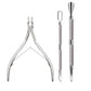 📢📢40% OFF !! ⏰3-Piece Stainless Steel Cuticle Care Tool Set