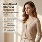 Women Thin Cropped Cardigan Button Front Summer Shawl for Slip Dress