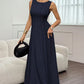 📢📢40% OFF !! ⏰ Women's Sleeveless Pleated Maxi Dress – Flattering A-line – 94K+ sold, perfect for summer or special occasions 🌸🌿☀️