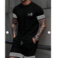 📢📢40% OFF !! ⏰Men Summer 2-Piece T-Shirt and Shorts Casual Set