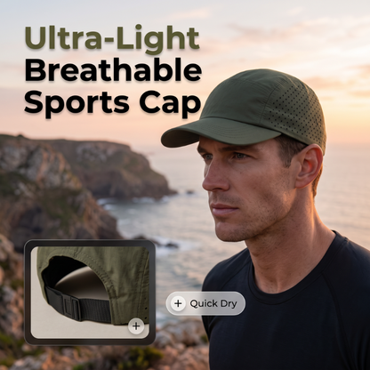 📢📢40% OFF !! ⏰ 2026 Sale — Over 38,000 Sold! 🧢 Quick-Dry Sports Cap – Airy ☀️