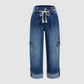 📢📢40% OFF !! ⏰Women's Casual Wide Leg Cargo Pants