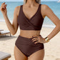 Women’s High-Waisted Ruched Bikini Set