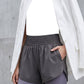 📢📢40% OFF !! ⏰Women Athletic Yoga Shorts Doubled Layer Gym Shorts