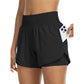 📢📢40% OFF !! ⏰Women Athletic Yoga Shorts Doubled Layer Gym Shorts