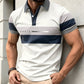 Men's Casual Color Block Shirt Short Sleeve