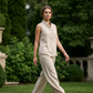 🎉 LIMITED TIME 50% OFF! 💕Women's Minimalist Sleeveless Top & Wide-Leg Pants Set